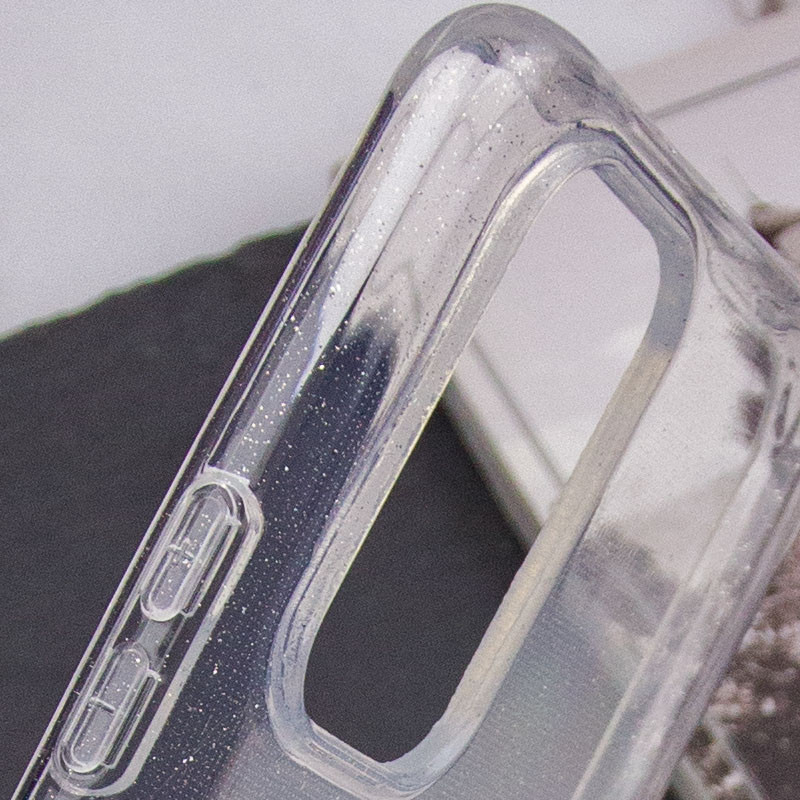 Прозорий чохол Nova Sparkle для Xiaomi Redmi Note 13 Pro 4G із блискітками Фотографія №2 Прозорий чохол Nova Sparkle для Xiaomi Redmi Note 13 Pro 4G із блискітками на малюнкі №2
