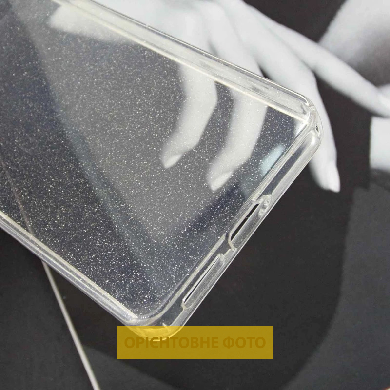 Прозорий чохол Nova Sparkle для Motorola Edge 50 Fusion із блискітками на малюнкі №2