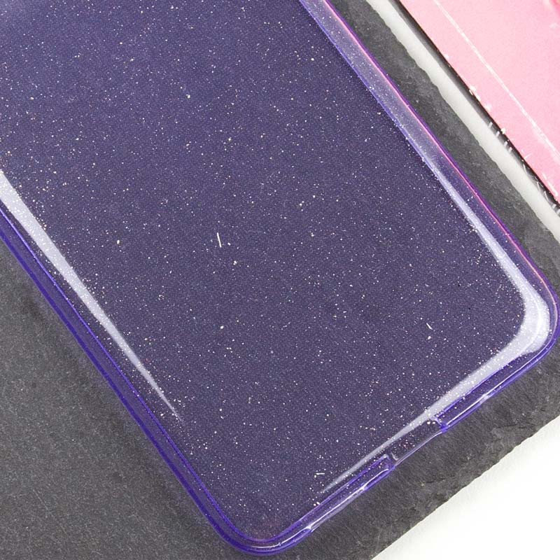 Прозрачный чехол Nova Sparkle для Xiaomi Redmi A3 с блестками на картинке №3