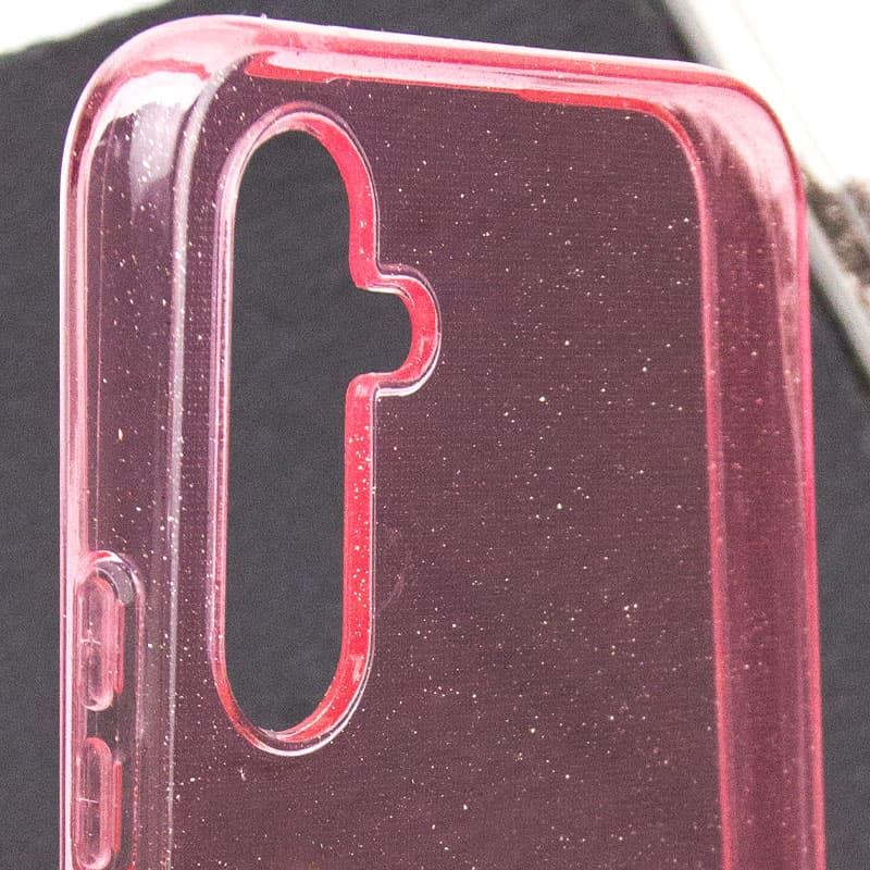 Прозорий чохол Nova Sparkle для Samsung Galaxy S24 FE із блискітками на малюнкі №3