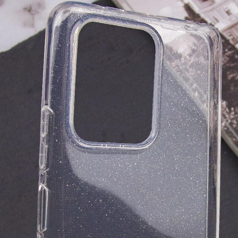 Прозорий чохол Nova Sparkle для Xiaomi Redmi Note 14 5G із блискітками на малюнкі №4
