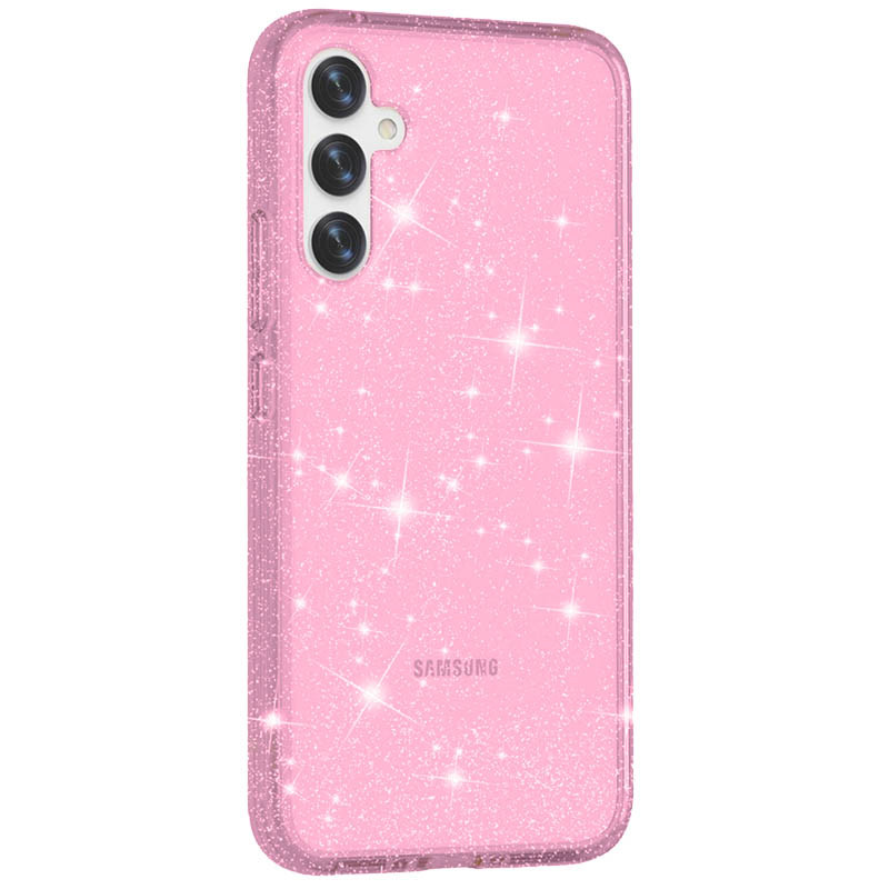 Прозорий чохол Nova Sparkle для Samsung Galaxy A56 5G із блискітками на малюнкі №1