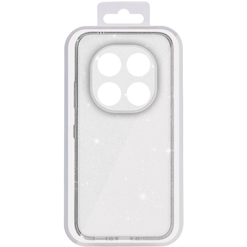 Прозрачный чехол Nova Sparkle для Xiaomi Redmi Note 15 Pro 4G с блестками на картинке №3