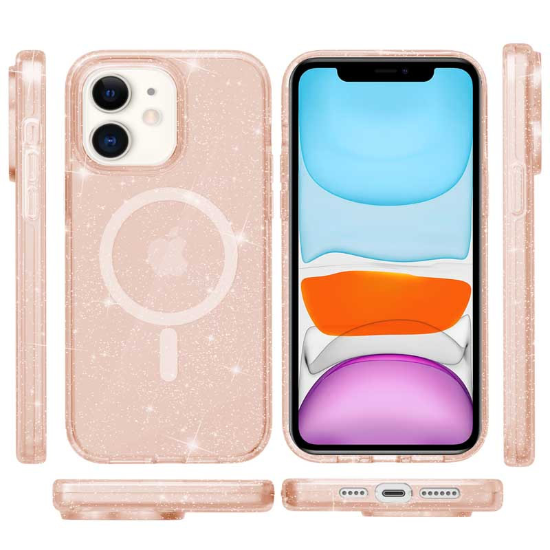 Блискучий чохол Galaxy Sparkle with MagSafe для Apple iPhone 11 (6.1) | MagFit | на малюнкі №2