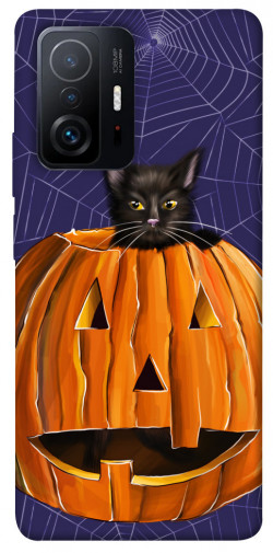 Чохол itsPrint Cat and pumpkin для Xiaomi 11T / 11T Pro