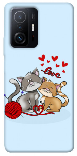 Чохол itsPrint Два коти Love для Xiaomi 11T / 11T Pro