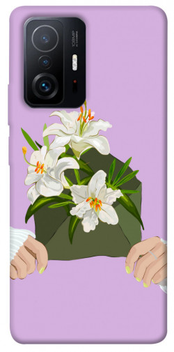 Чехол itsPrint Flower message для Xiaomi 11T / 11T Pro