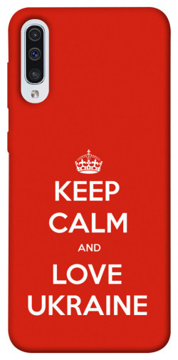 Чехол itsPrint Keep calm and love Ukraine для Samsung Galaxy A50 (A505F) / A50s / A30s