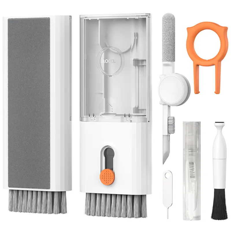 Набор для очистки гаджетов Hoco UT2 Mr. Gadget 10in1, White 2, купить оптом с доставкой