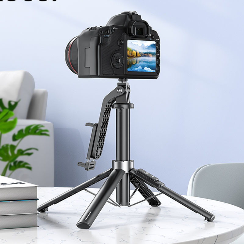 Монопод для селфі Hoco K21 з триногами + знімний BT пульт на малюнкі №2