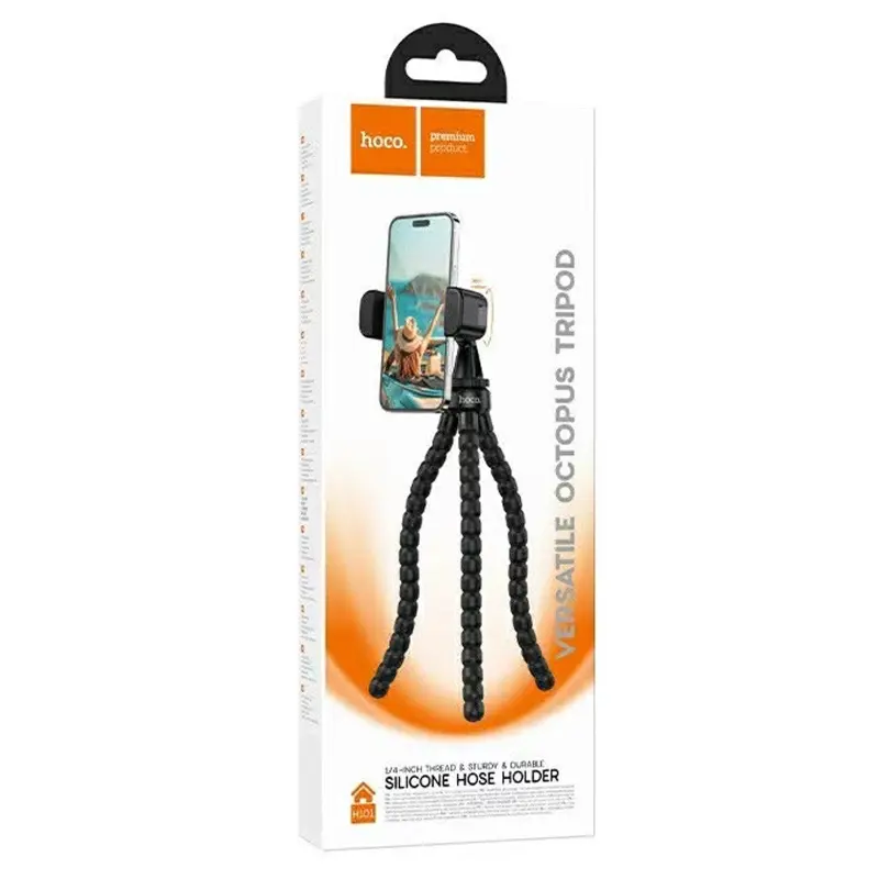 Монопод для селфи Hoco H101 Sunrise octopus, Black 1, купить оптом с доставкой