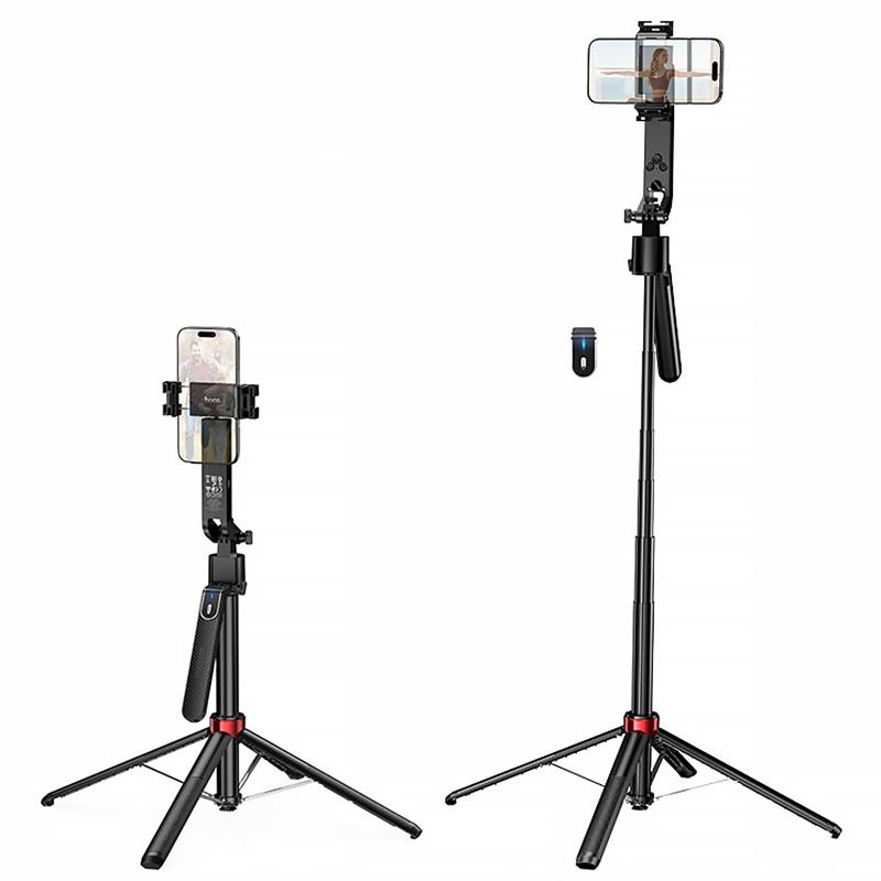 Монопод для селфі Hoco DYY04 трипод + знімний BT пульт на малюнкі №2