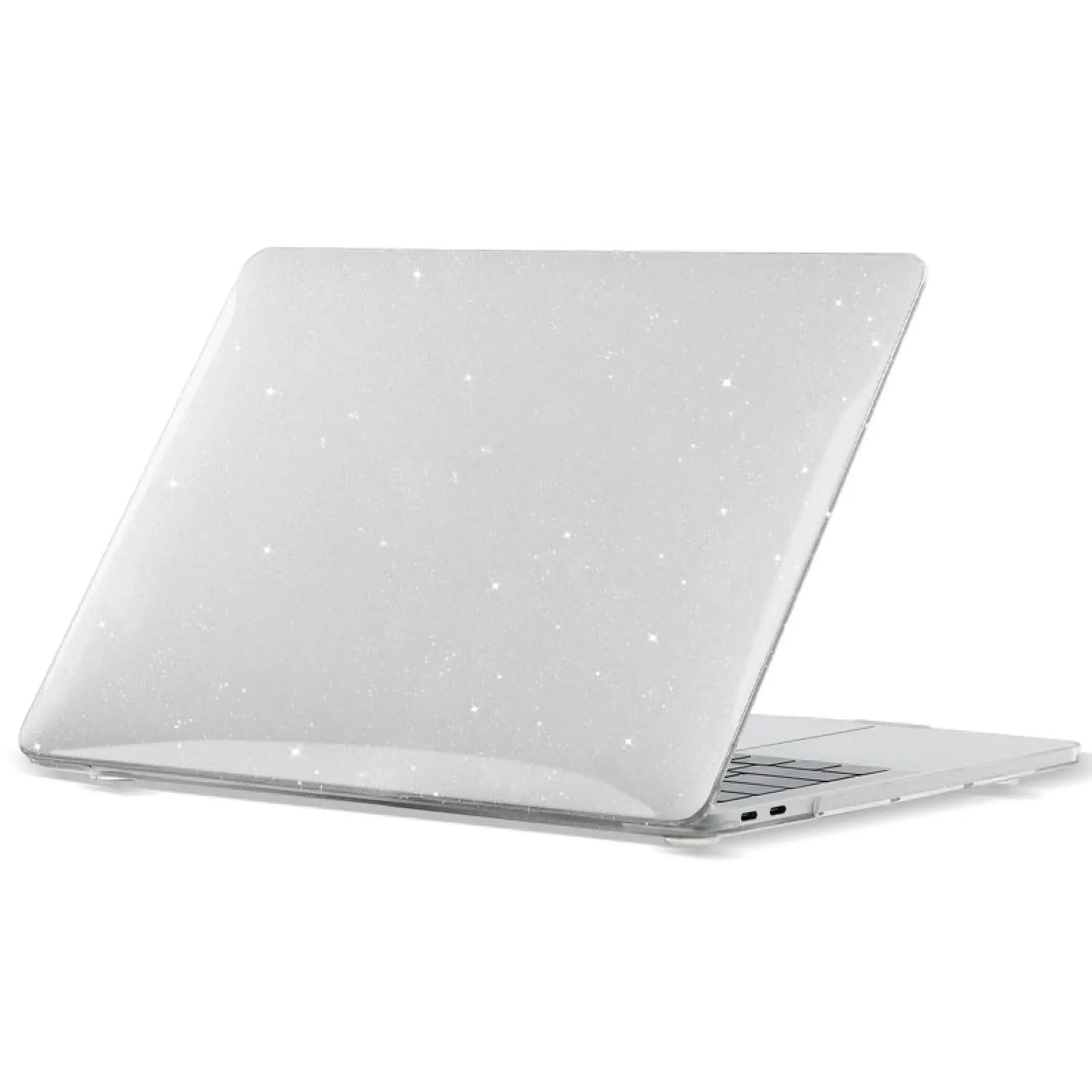 Уцінка Чохол-накладка Glitter для Apple MacBook Air 13.3'' (A1932/A2179/A2337), Пошкоджена упаковка / Прозорий, Пластик, купити оптом з доставкою