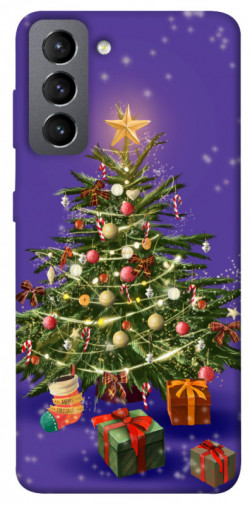 Чехол itsPrint Нарядная елка для Samsung Galaxy S21 FE