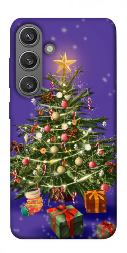 Чехол itsPrint Нарядная елка для Samsung Galaxy S24