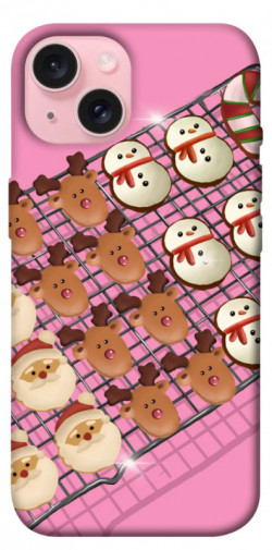 Чехол itsPrint Рождественское печенье для Apple iPhone 15 (6.1")