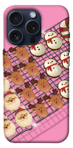Чехол itsPrint Рождественское печенье для Apple iPhone 15 Pro (6.1")