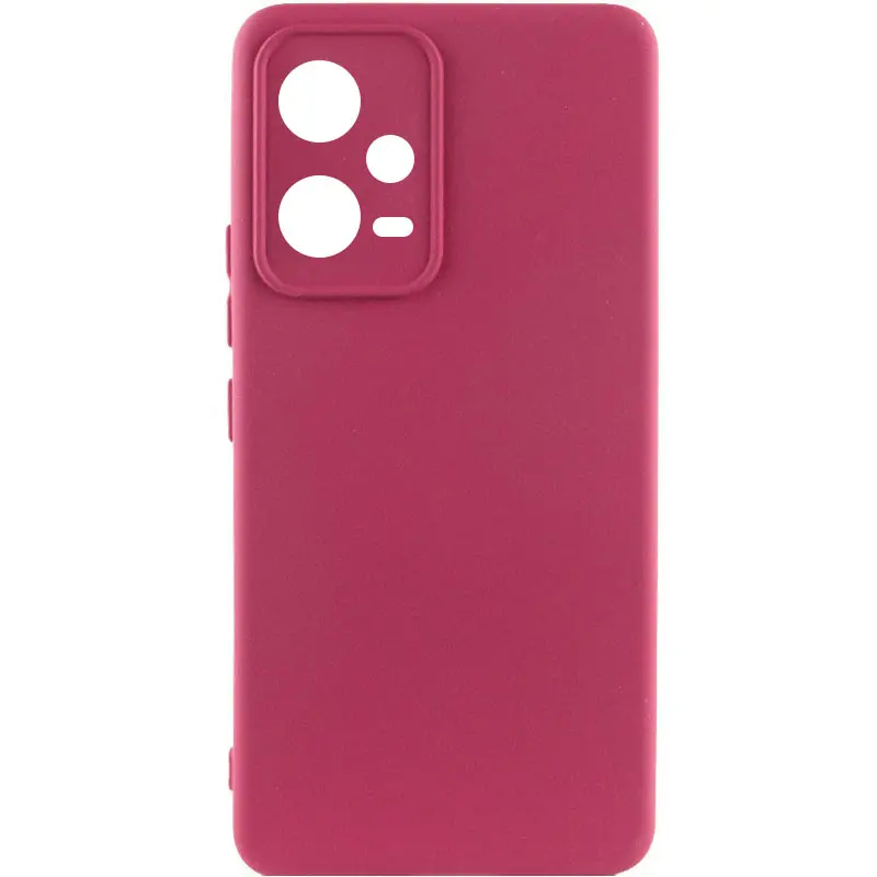 Чехол Silicone Cover Lakshmi Full Camera (A) для Xiaomi Poco X5 5G / Redmi Note 12 5G, Бордовый / Marsala, Силикон, купить оптом с доставкой