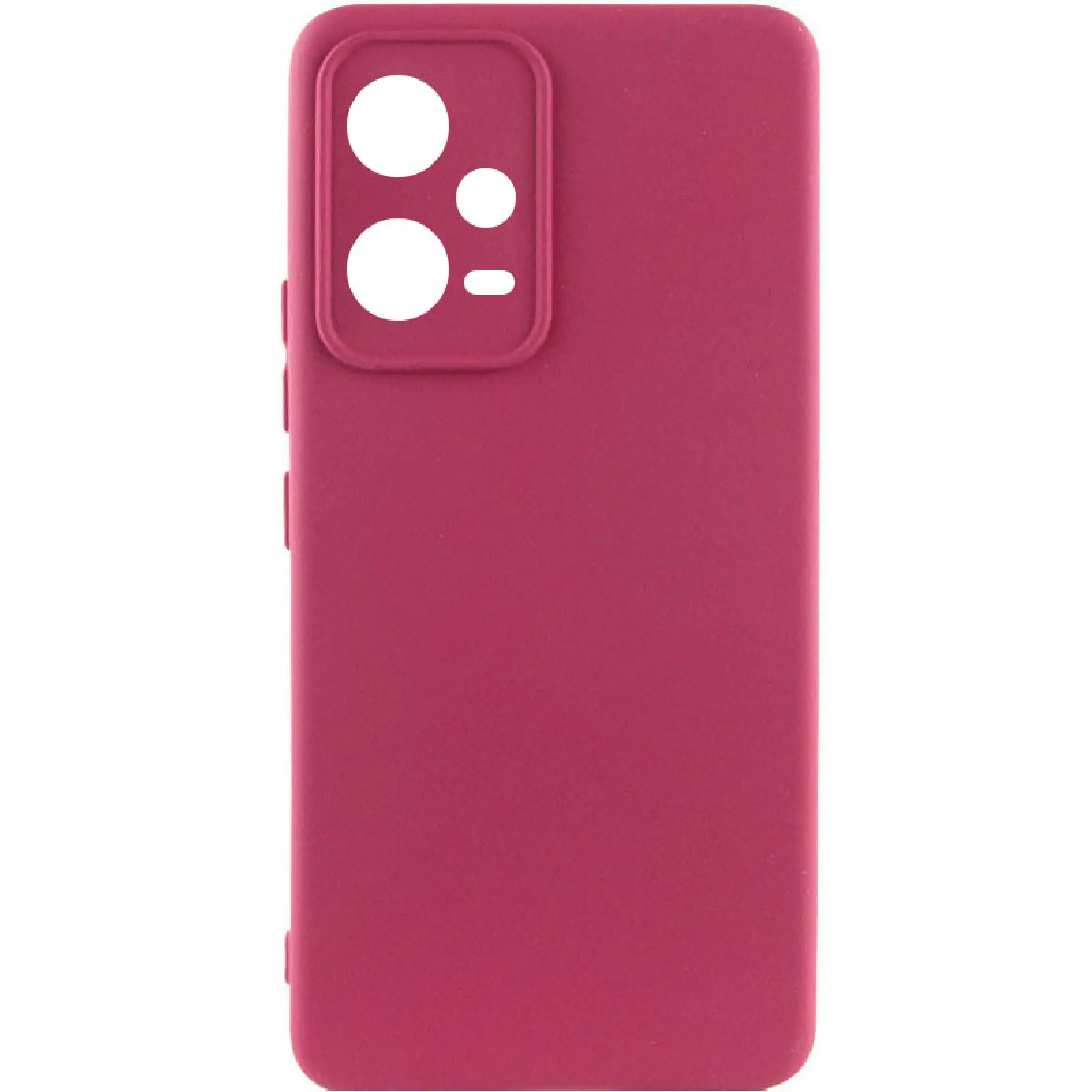 Чехол Silicone Cover Lakshmi Full Camera (A) для Xiaomi Poco X5 5G / Redmi Note 12 5G, Бордовый / Marsala, Силикон, купить оптом с доставкой