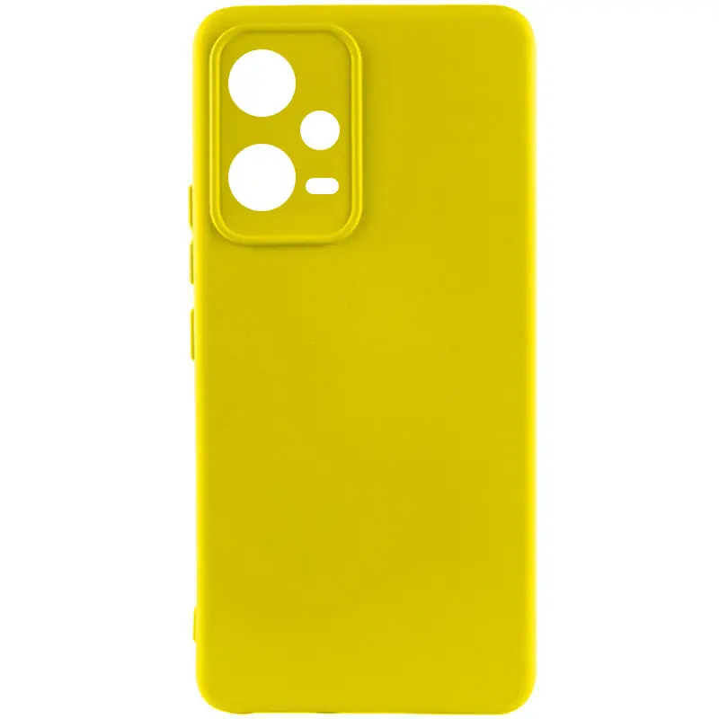 Чехол Silicone Cover Lakshmi Full Camera (A) для Xiaomi Poco X5 5G / Redmi Note 12 5G, Желтый / Flash, Силикон, купить оптом с доставкой
