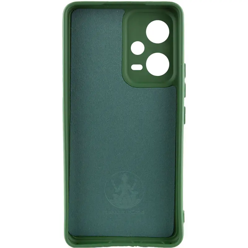 Чехол Silicone Cover Lakshmi Full Camera (A) для Xiaomi Poco X5 5G / Redmi Note 12 5G, Зеленый / Dark green 1, Силикон, купить оптом с доставкой