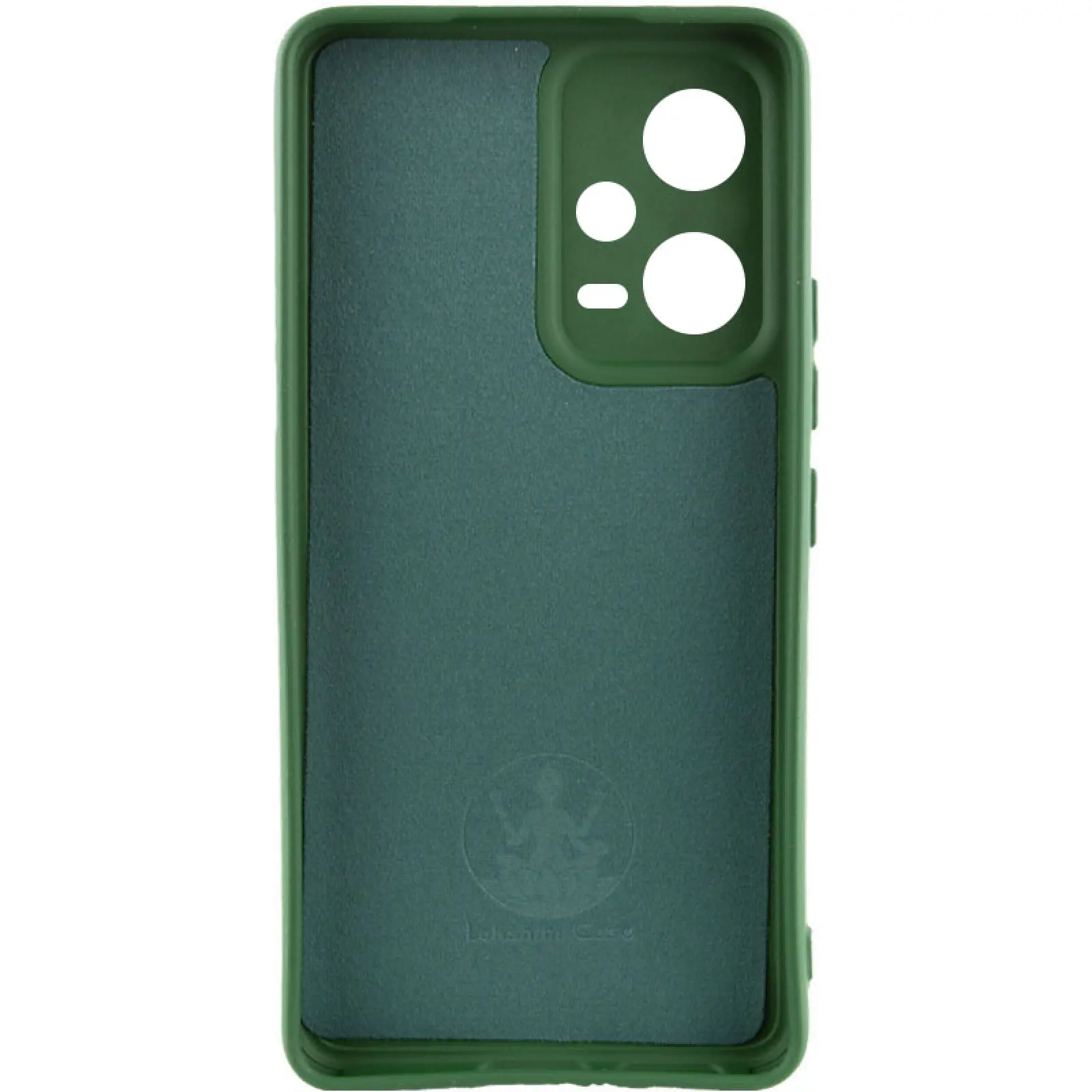 Чехол Silicone Cover Lakshmi Full Camera (A) для Xiaomi Poco X5 5G / Redmi Note 12 5G, Зеленый / Dark green 1, Силикон, купить оптом с доставкой