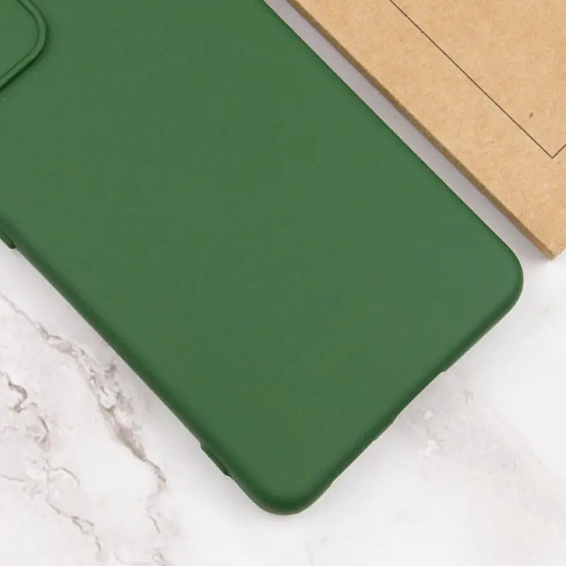 Чехол Silicone Cover Lakshmi Full Camera (A) для Xiaomi Poco X5 5G / Redmi Note 12 5G, Зеленый / Dark green 3, Силикон, купить оптом с доставкой