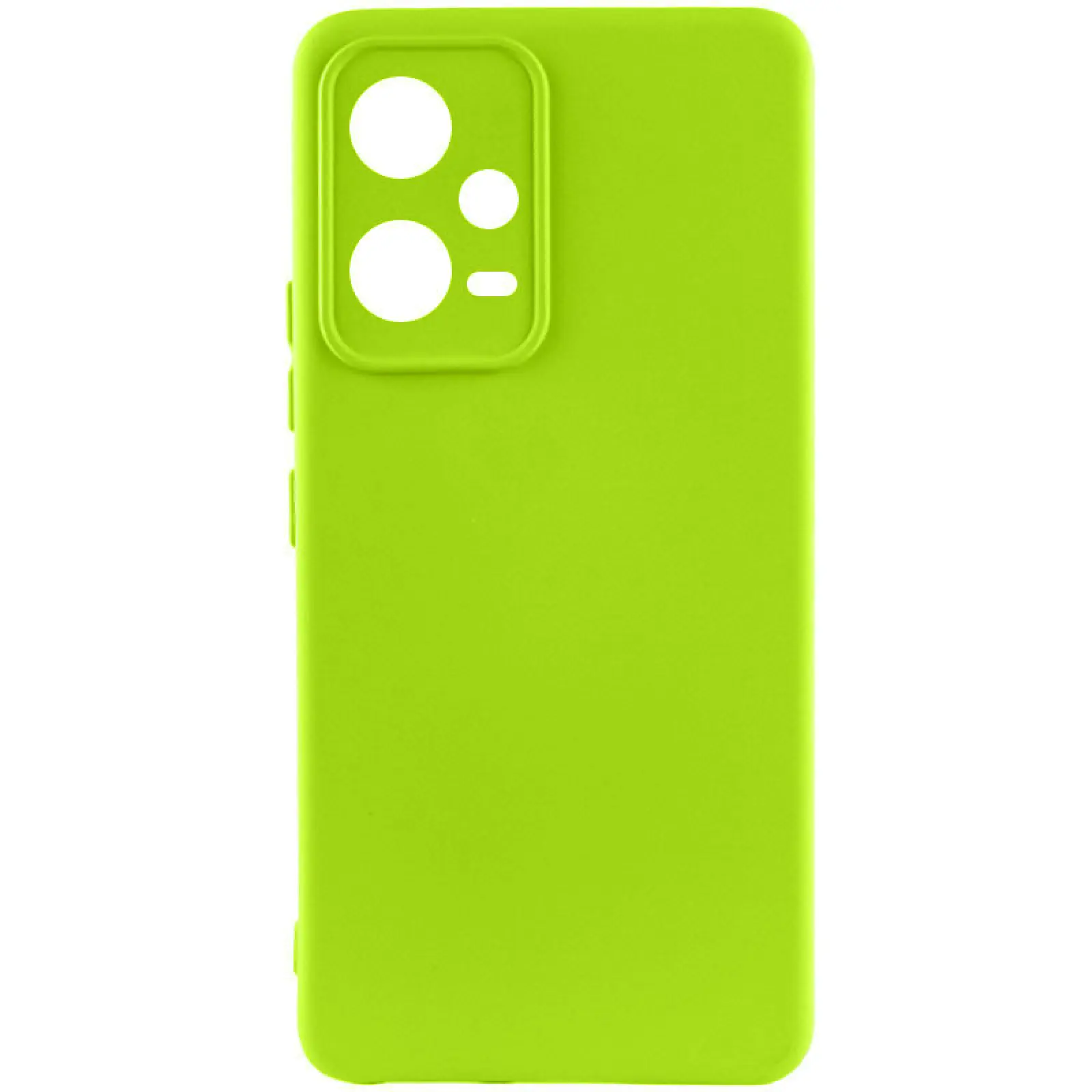Чехол Silicone Cover Lakshmi Full Camera (A) для Xiaomi Poco X5 5G / Redmi Note 12 5G, Салатовый / Neon Green, Силикон, купить оптом с доставкой