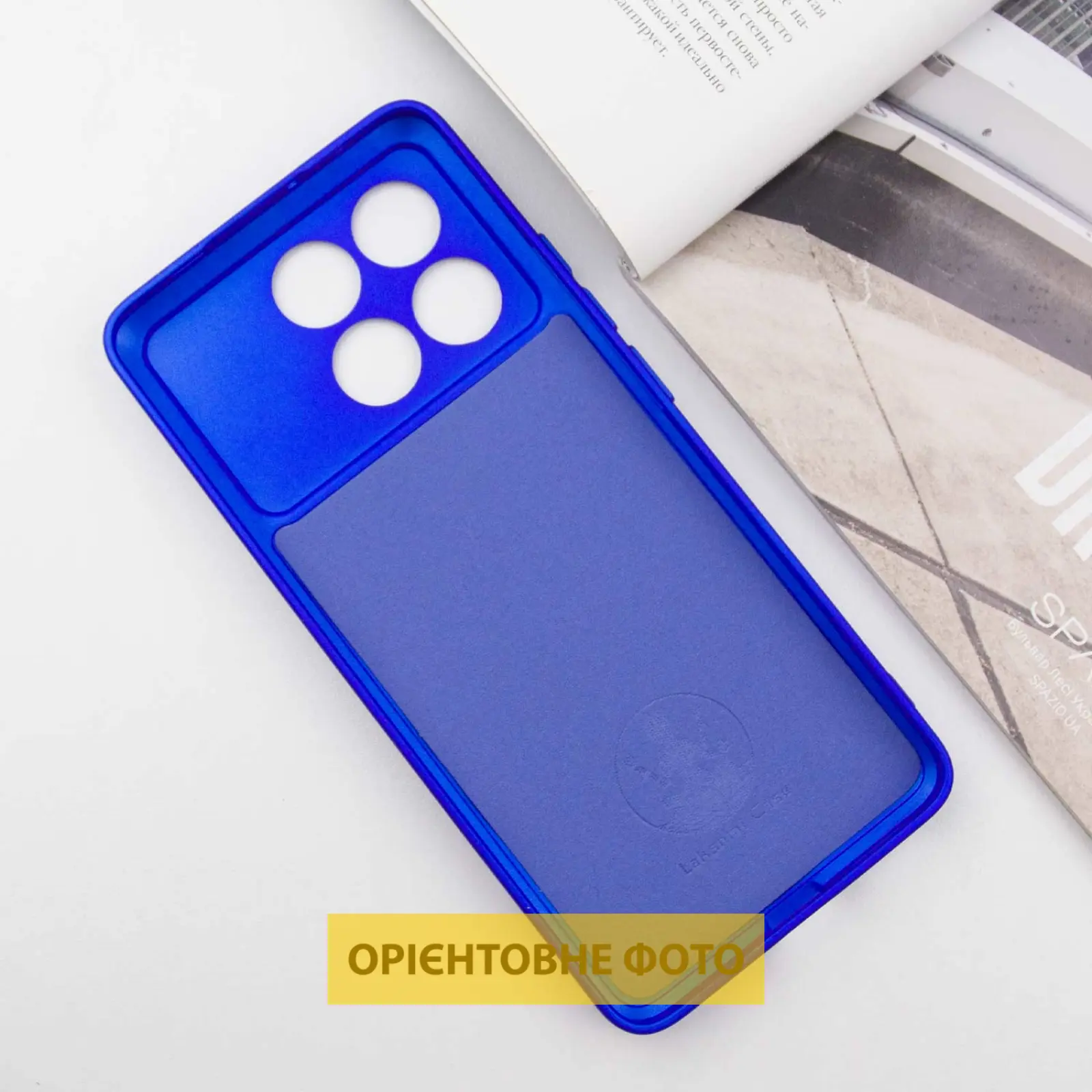 Чехол Silicone Cover Lakshmi Full Camera (A) для Xiaomi Poco X6 / Note 13 Pro 5G, Синий / Iris 2, Силикон, купить оптом с доставкой