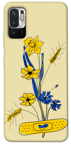 Чехол itsPrint Українські квіточки для Xiaomi Redmi Note 10 5G