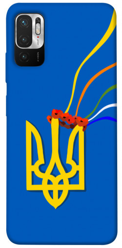 Чехол itsPrint Квітучий герб для Xiaomi Redmi Note 10 5G