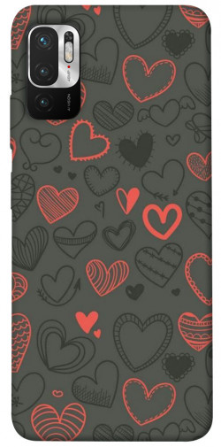 Чехол itsPrint Милые сердца для Xiaomi Redmi Note 10 5G