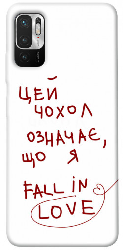 Чехол itsPrint Fall in love для Xiaomi Redmi Note 10 5G