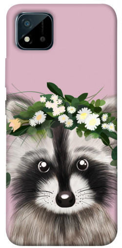 Чехол itsPrint Raccoon in flowers для Realme C11 (2021)