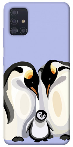 Чехол itsPrint Penguin family для Samsung Galaxy A51