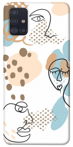 Чехол itsPrint Face pattern для Samsung Galaxy A51