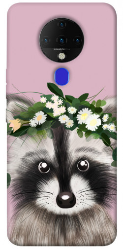 Чехол itsPrint Raccoon in flowers для TECNO Spark 6