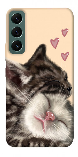 Чохол itsPrint Cats love для Samsung Galaxy S22