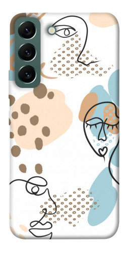 Чехол itsPrint Face pattern для Samsung Galaxy S22