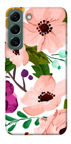 Чехол itsPrint Акварельные цветы для Samsung Galaxy S22