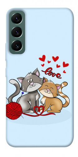 Чехол itsPrint Два кота Love для Samsung Galaxy S22