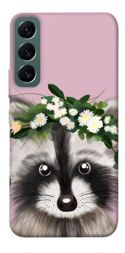 Чехол itsPrint Raccoon in flowers для Samsung Galaxy S22