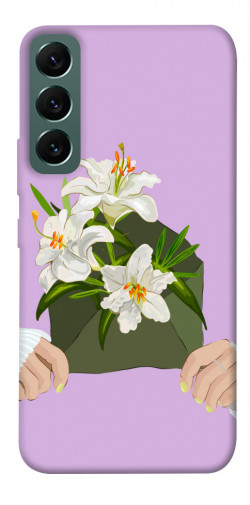 Чехол itsPrint Flower message для Samsung Galaxy S22
