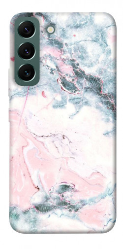 Чехол itsPrint Розово-голубой мрамор для Samsung Galaxy S22