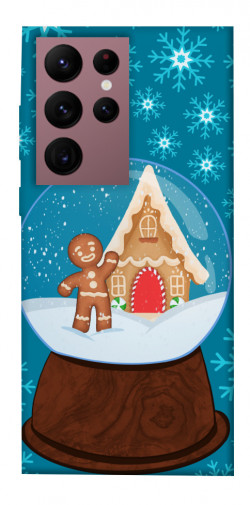 Чехол itsPrint Снежный шар для Samsung Galaxy S22 Ultra