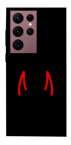 Чехол itsPrint Red horns для Samsung Galaxy S22 Ultra