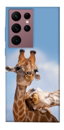 Чехол itsPrint Милые жирафы для Samsung Galaxy S22 Ultra