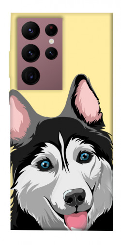 Чехол itsPrint Husky dog для Samsung Galaxy S22 Ultra