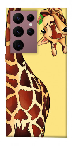 Чехол itsPrint Cool giraffe для Samsung Galaxy S22 Ultra