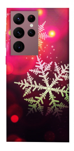 Чохол itsPrint Сніжинки для Samsung Galaxy S22 Ultra